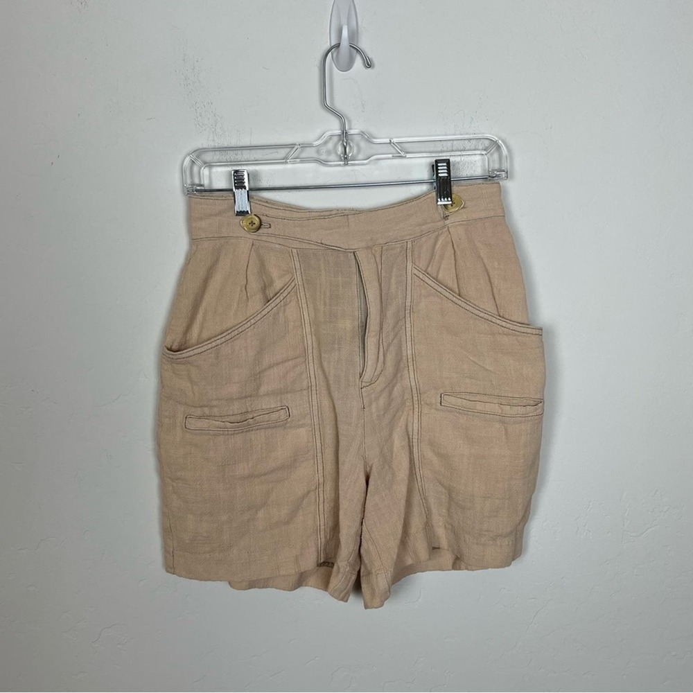 Free People Aloha Linen Shorts